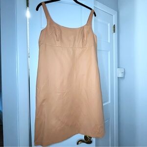 J. Crew Cotton Peach Mini Dress